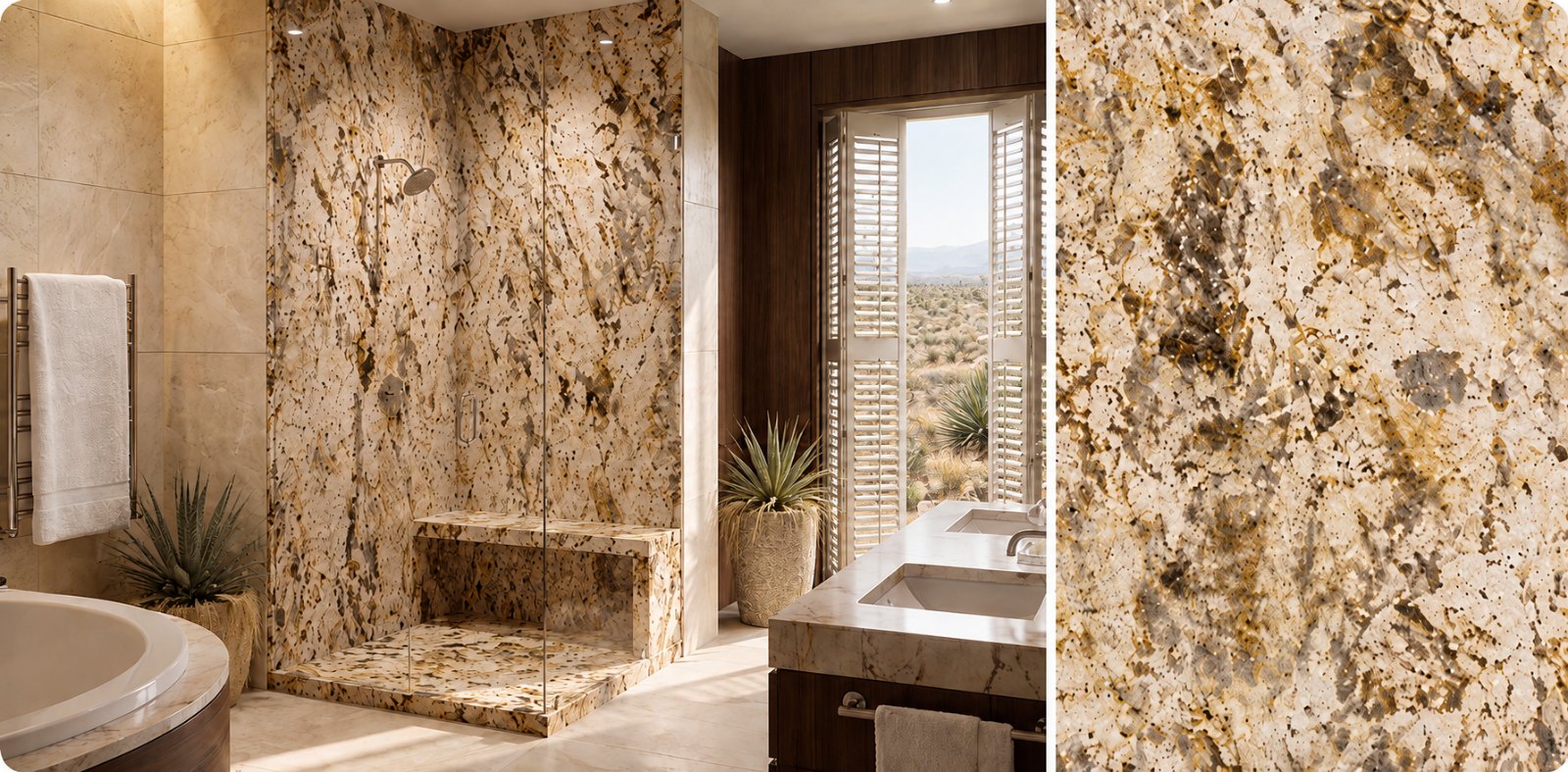 Red Sands stone style room