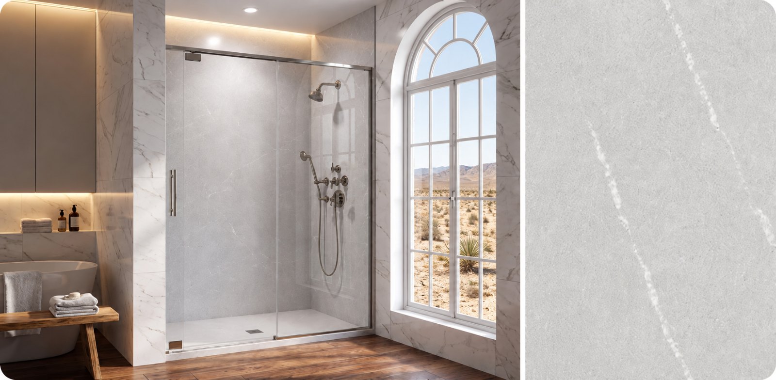 Franklin Snow stone style room