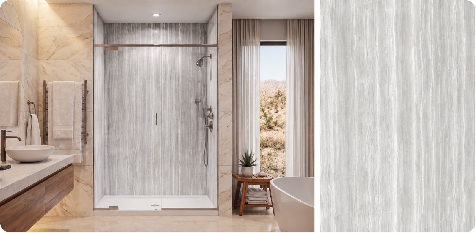 Dripping Falls stone style room